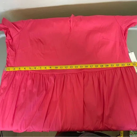 Chico's Women's Size XXL Pink Prairie Cottage Peasant Boho Maxi Tiered Dress NWT - Picture 10 of 11